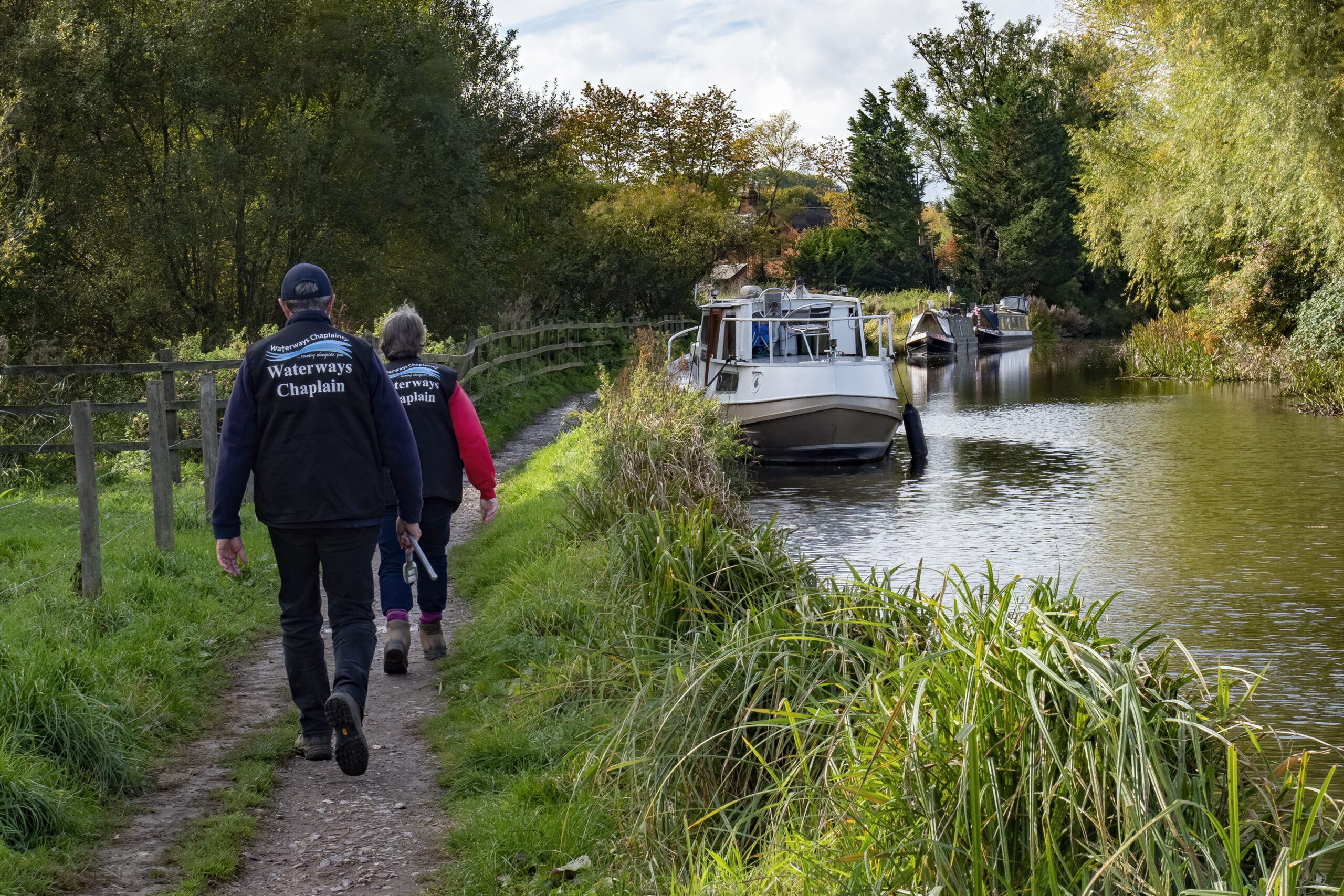 Waterways Chaplains walking Uk towpaths