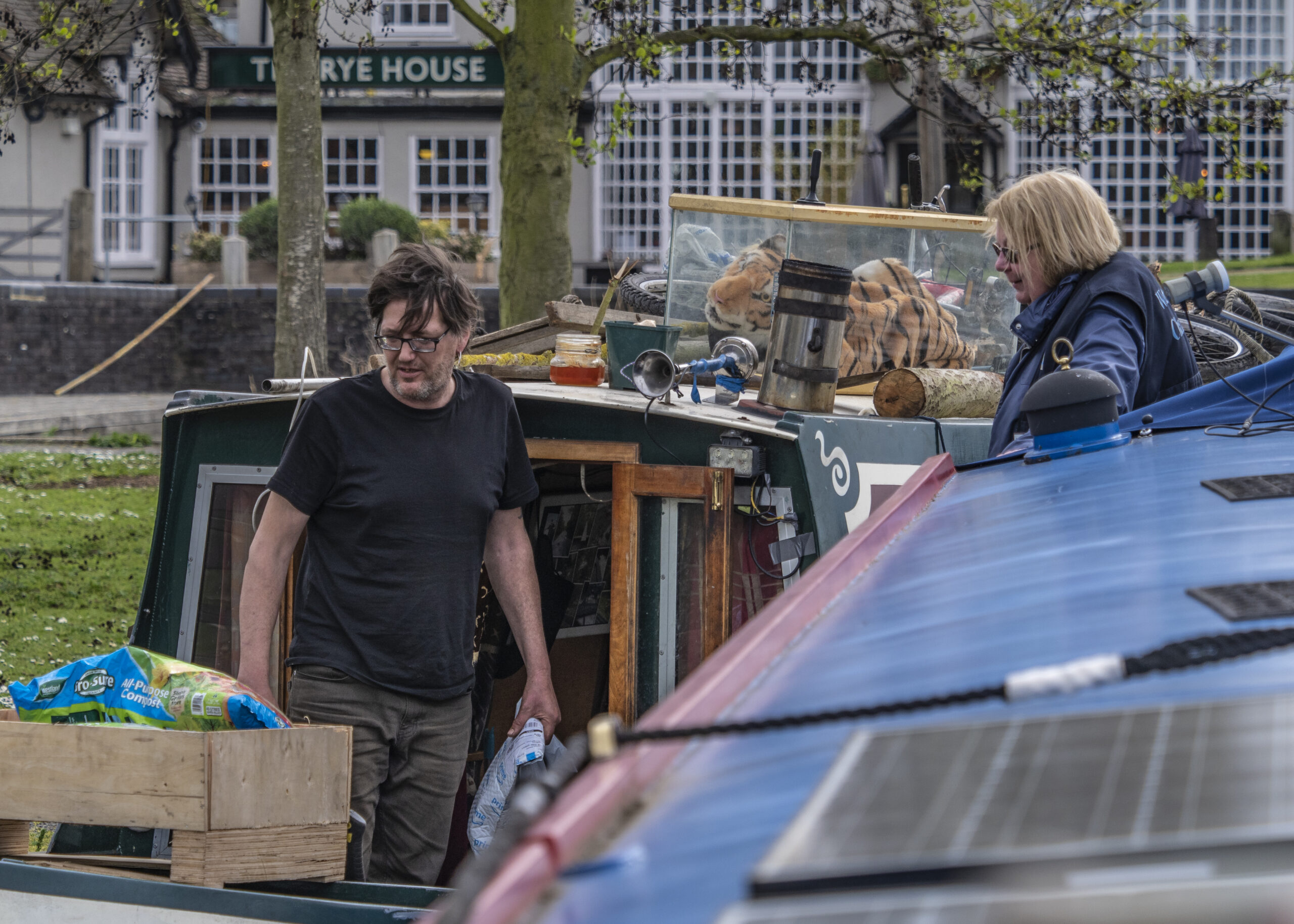 Waterways Chaplain visiting local boater
